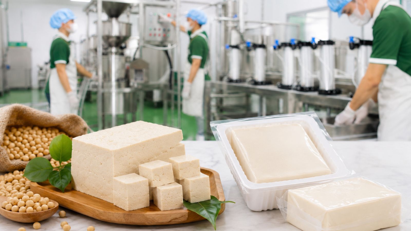Đậu hũ tươi khác gì đậu hũ đóng hộp?