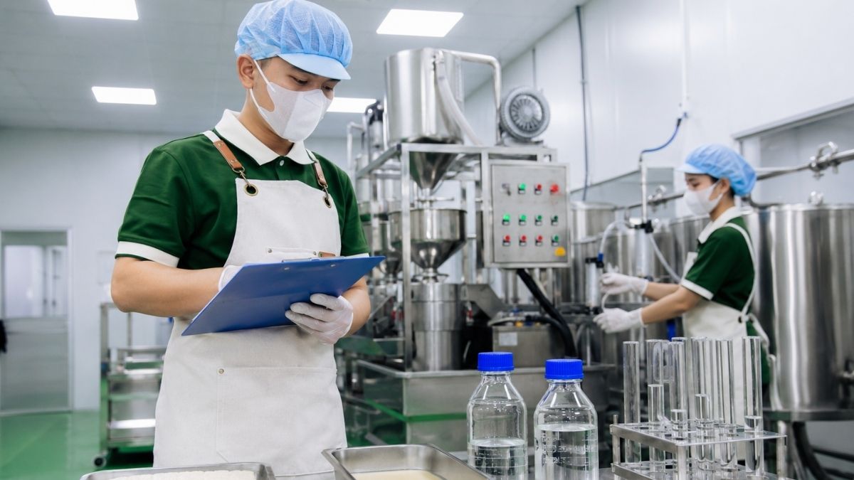 Đậu Việt kiểm nghiệm sản phẩm và nguồn nước sản xuất