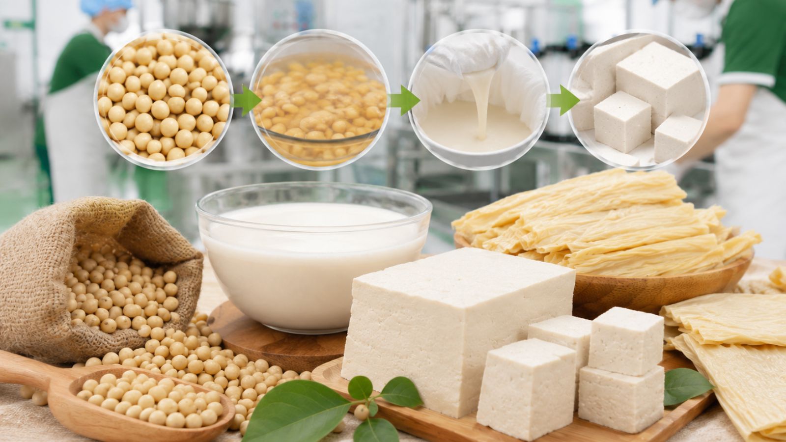 Đậu hũ được làm từ gì?